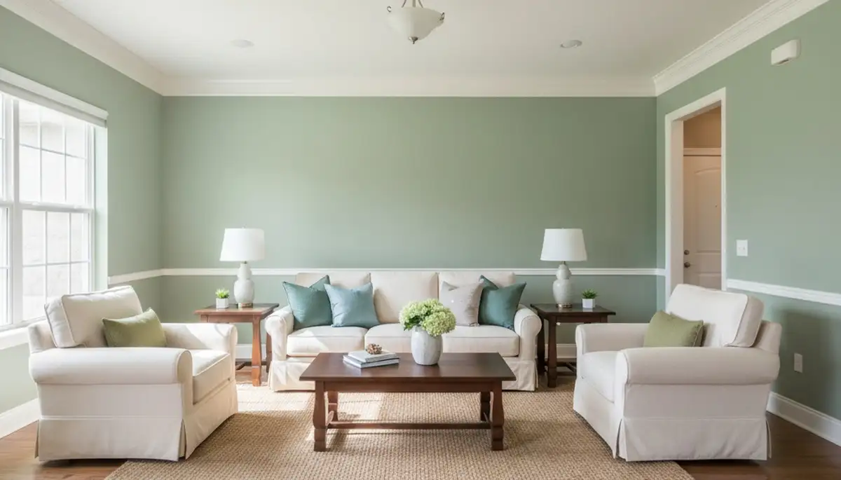 Finished interior painting in Brandon, FL showcasing smooth walls, fresh colors, and expert craftsmanship