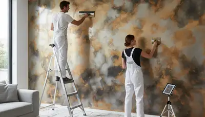 Professional faux painting and decorative wall finishes by expert painters in Brandon, FL