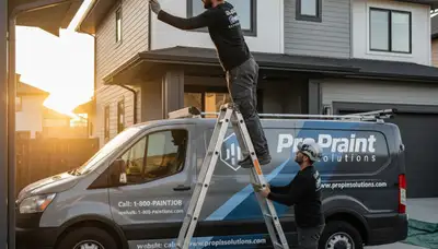 Professional gutter painting on a Florida home by expert painters in Brandon, FL