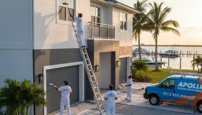Professional house painting service in Brandon, FL for interior and exterior home painting