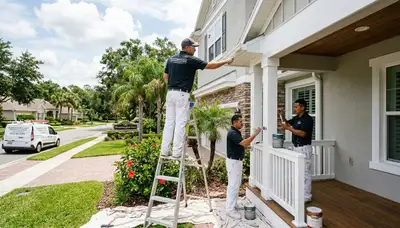 Professional house painters in Brandon FL providing expert residential painting services