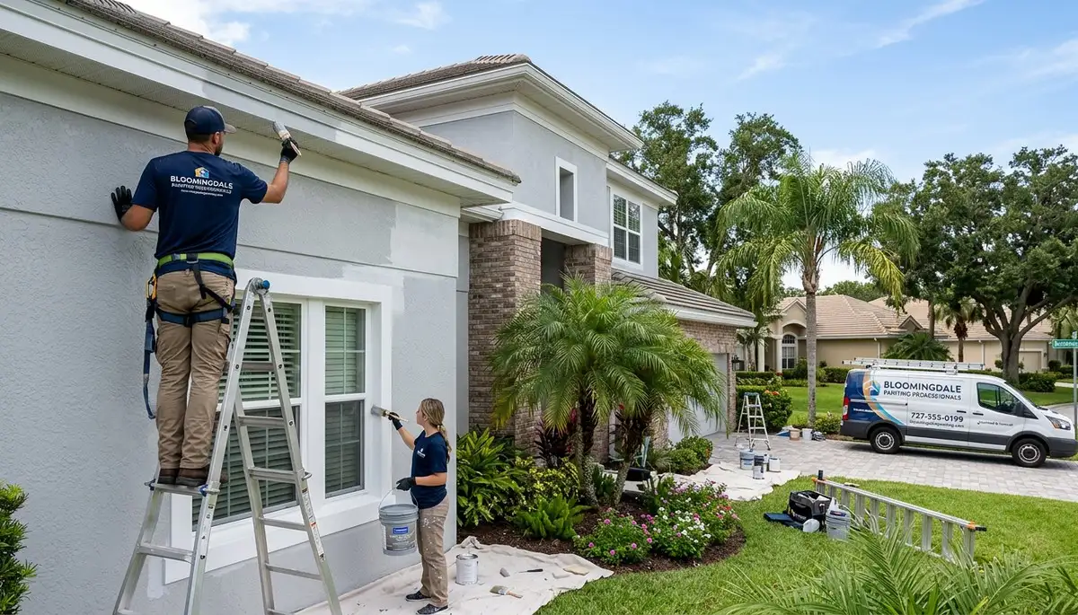 Professional house painters in Brandon FL providing expert residential painting services