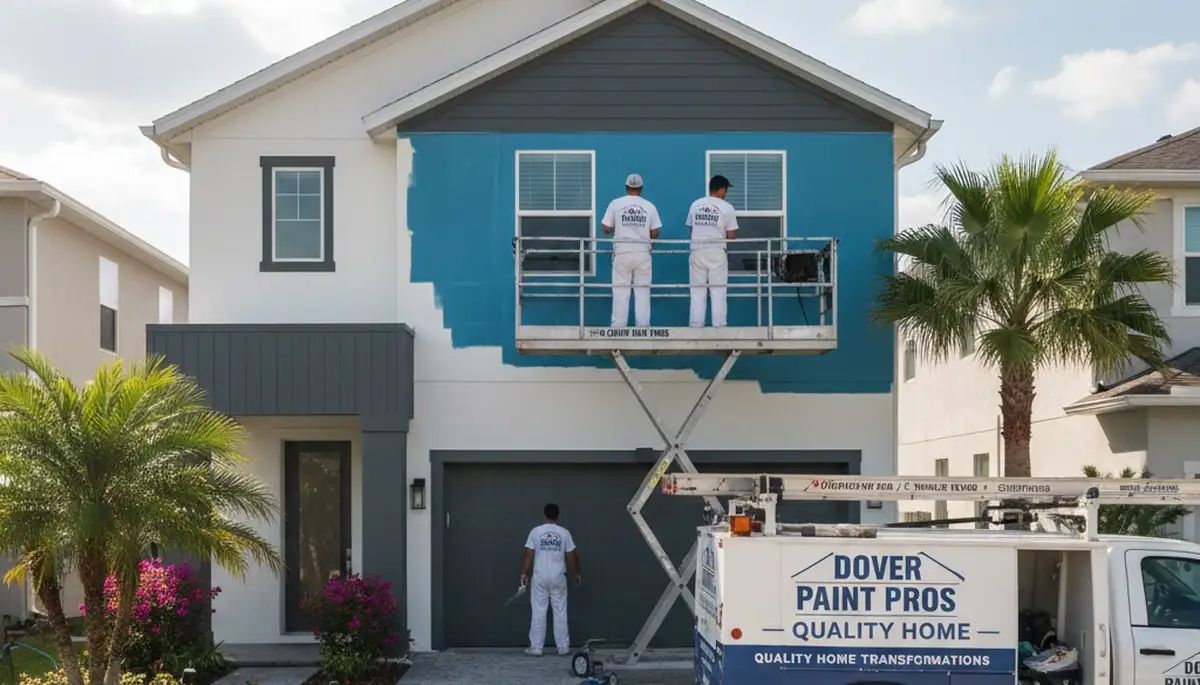Professional house painters in Brandon FL providing expert residential painting services