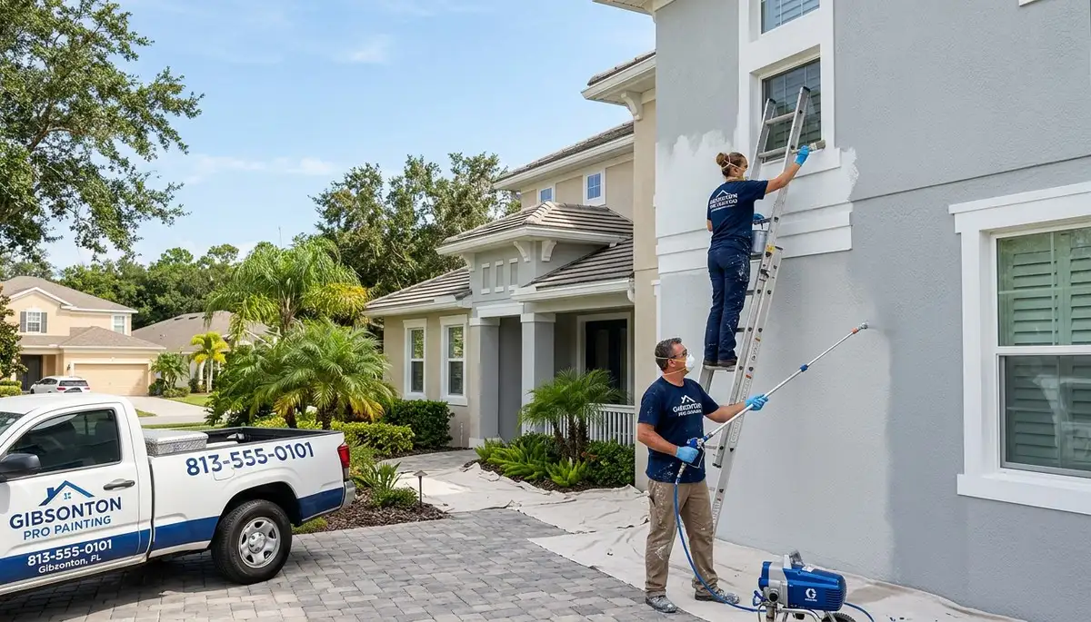 Professional house painters in Brandon FL providing quality exterior and interior painting services