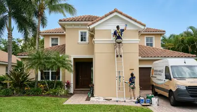 Professional house painters in Brandon FL providing expert residential exterior painting services