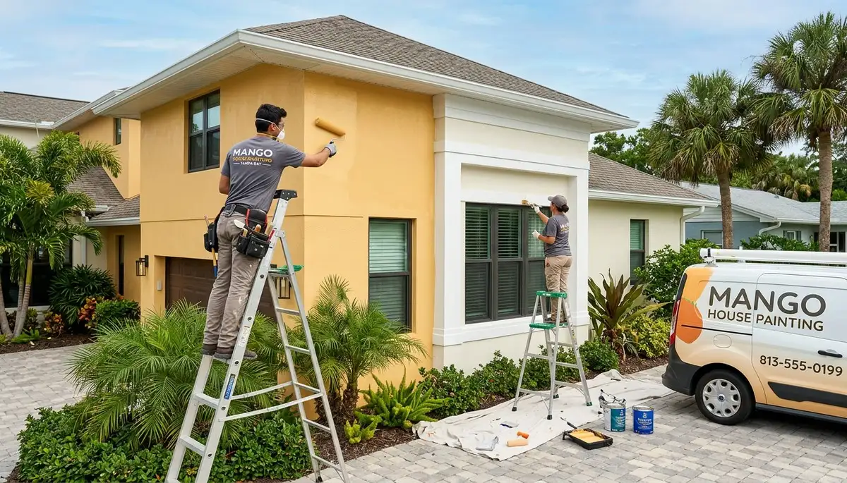 Professional house painters in Brandon FL providing expert residential painting services