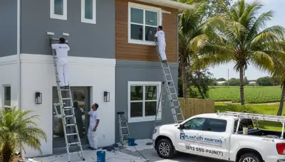 Professional house painting services in Brandon, FL for residential exteriors and interiors