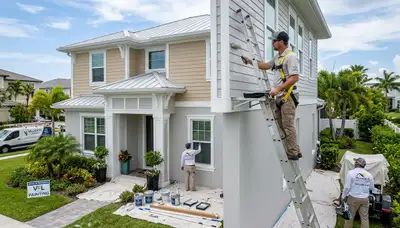 Professional house painters in Brandon FL providing expert residential exterior painting services