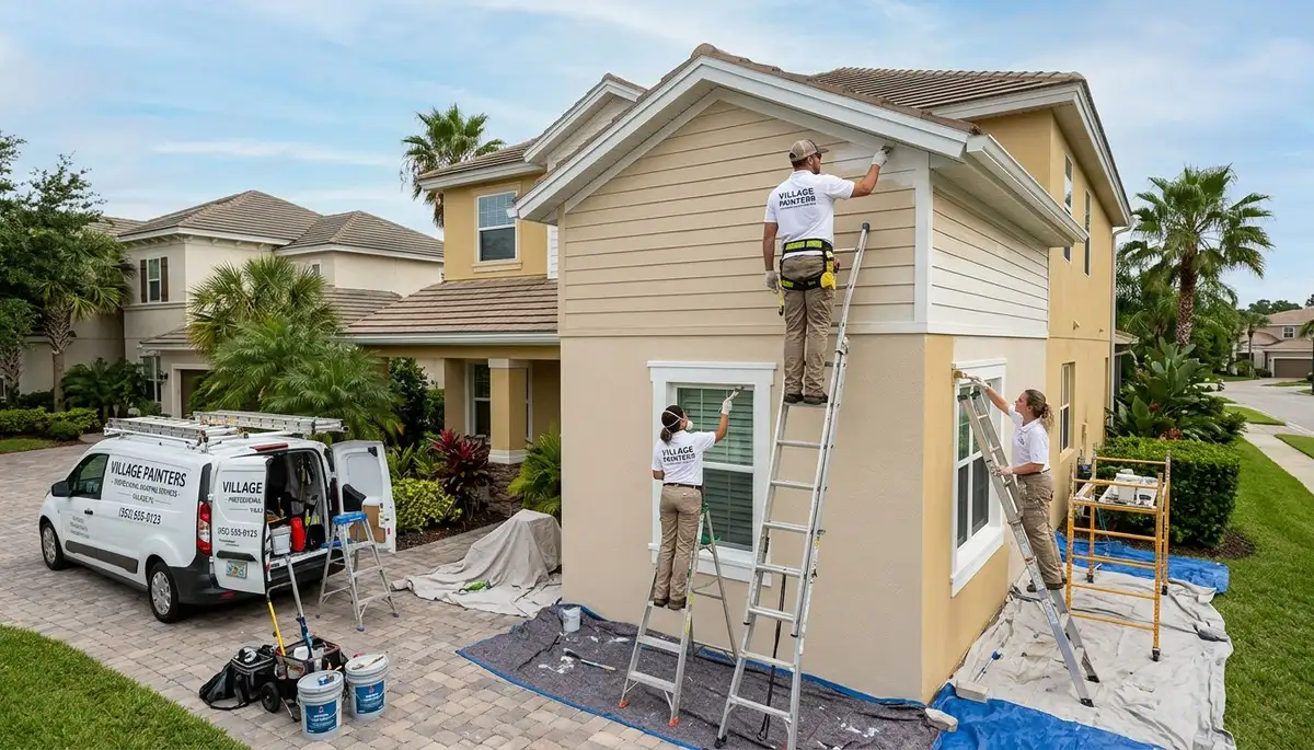 Professional house painters in Brandon FL providing expert exterior and interior painting services