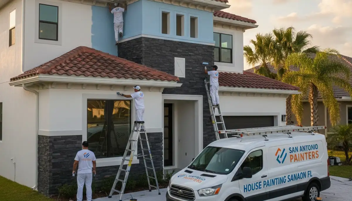 Professional house painters in Brandon, FL providing exterior painting services