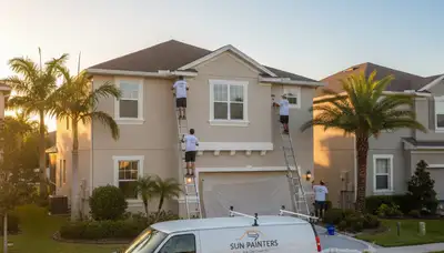Professional house painters serving Brandon, FL for interior and exterior painting services