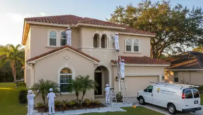 Professional house painting service in Brandon, FL for residential interior and exterior projects