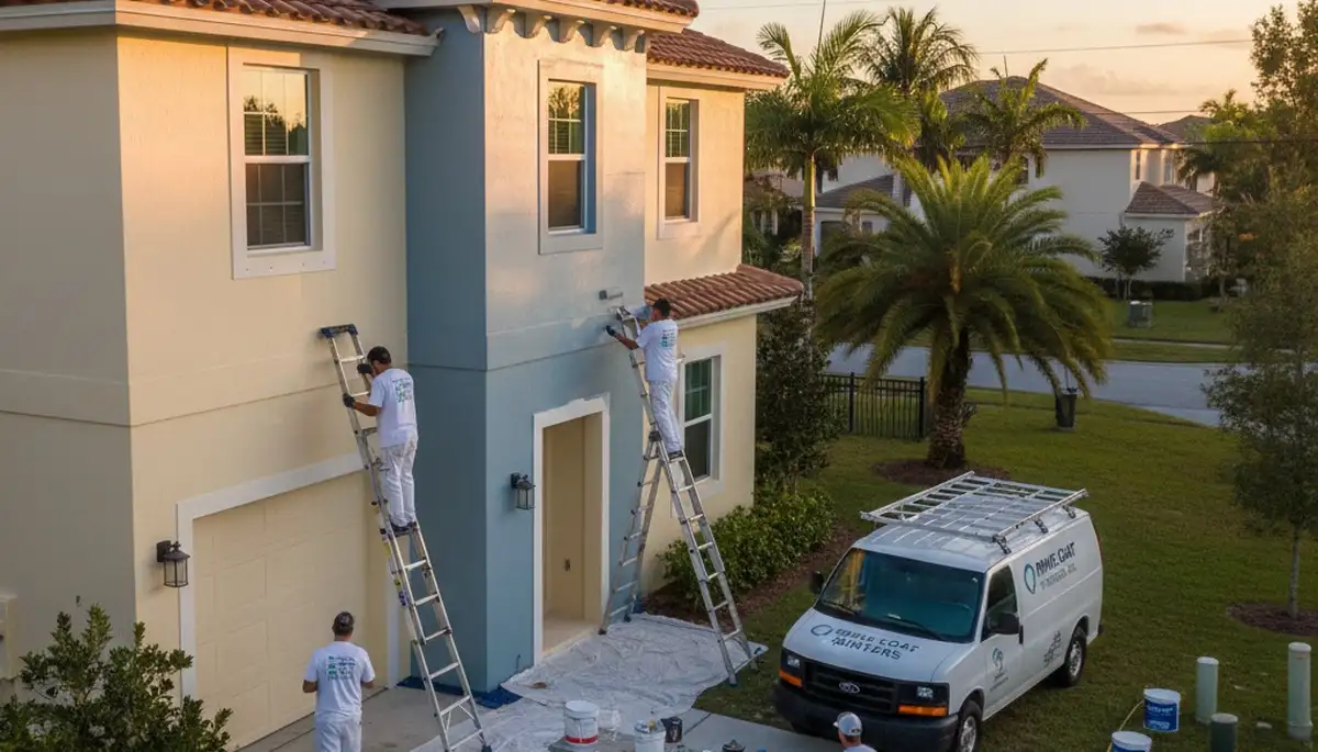 Professional house painters providing exterior painting services in Brandon, FL