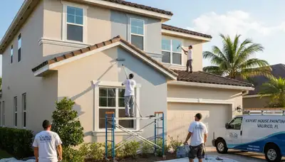 Professional house painters in Brandon FL providing expert residential painting services