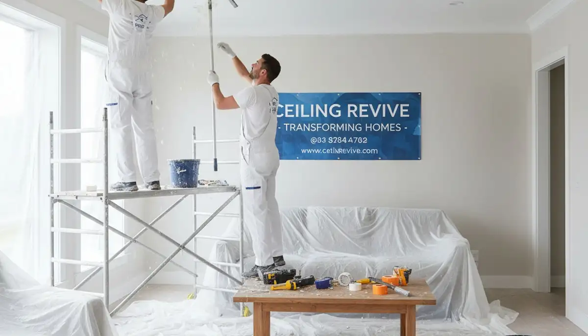 Professional popcorn ceiling removal by expert painters in Brandon, FL for smooth ceiling finish