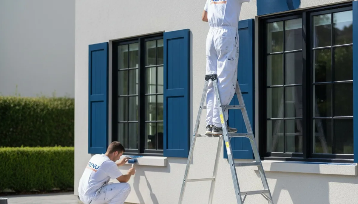Professional shutter painting and refinishing by expert house painters in Brandon, FL