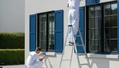 Professional shutter painting and refinishing by expert house painters in Brandon, FL